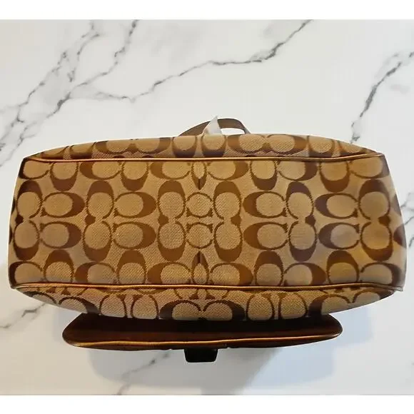 Coach Signature Canvas/Leather Vintage Tote - Rare! - Picture 6 of 16